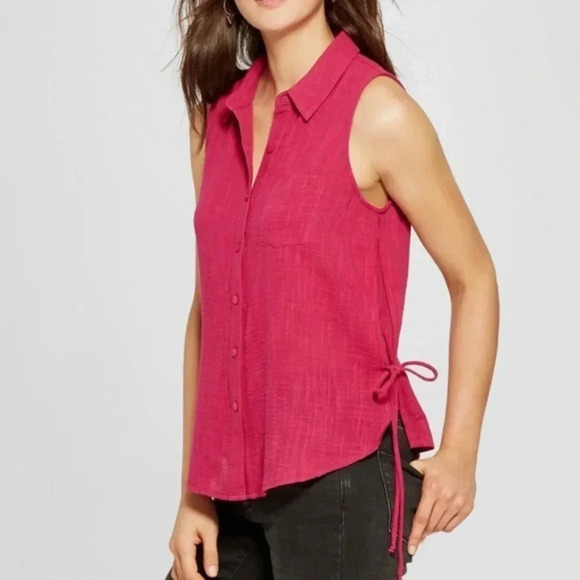 Universal Thread Sleeveless Top Pink Medium NWT - Picture 1 of 10